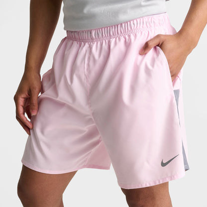 Men's Nike Dri-FIT Challenger Brief-Lined 7" Running Shorts - Pink Foam/Smoke Grey