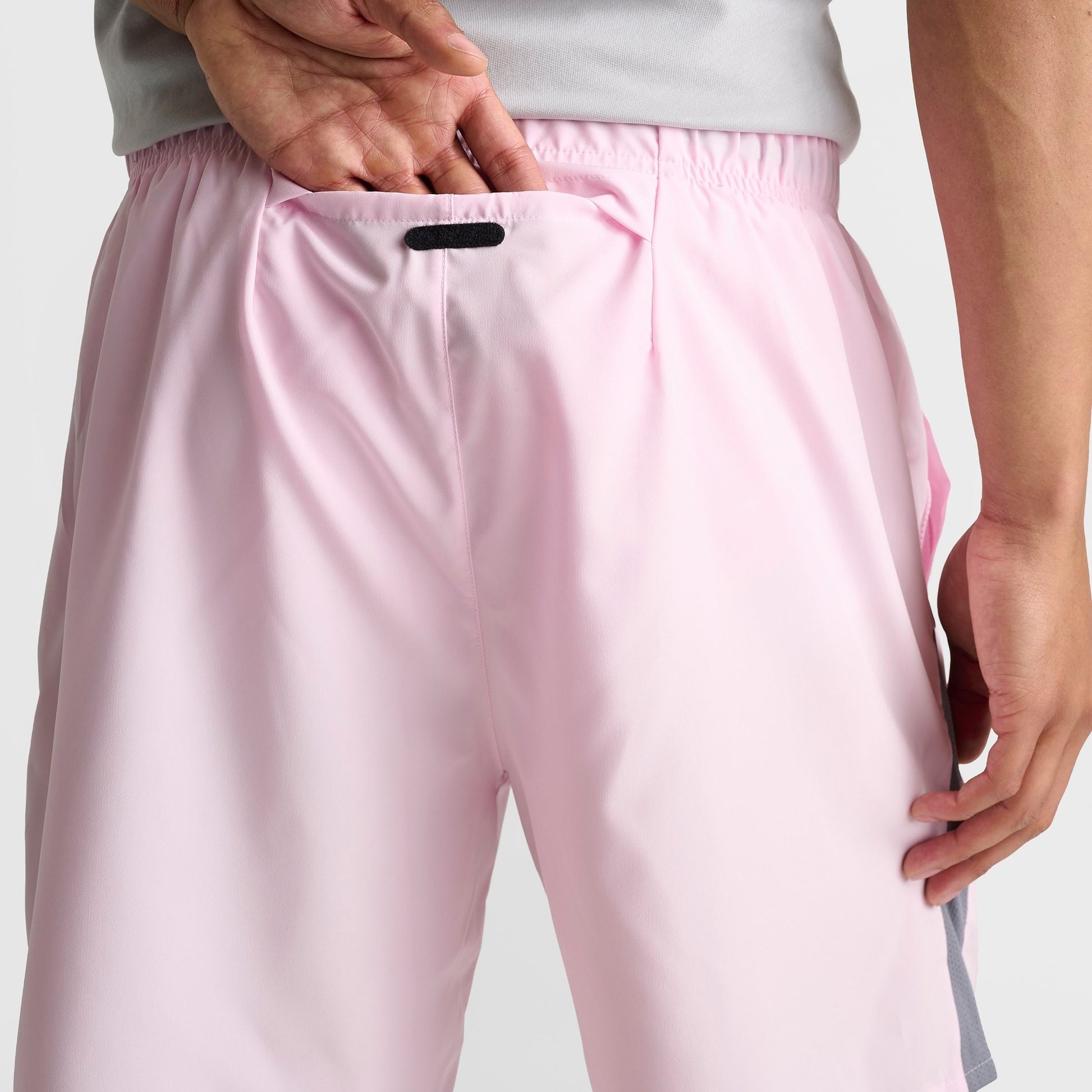 Men's Nike Dri-FIT Challenger Brief-Lined 7" Running Shorts - Pink Foam/Smoke Grey