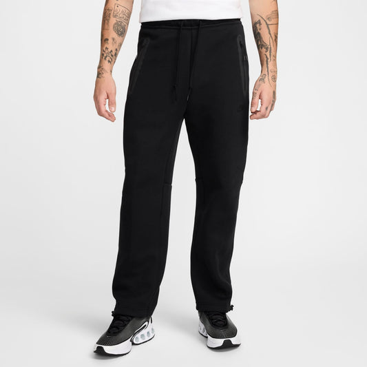 Men's Nike Tech Fleece Open-Hem Pants - Black/Black