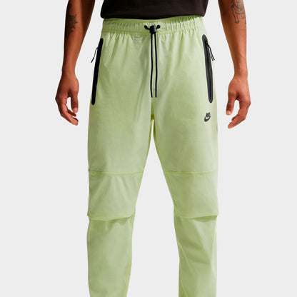Men's Nike Tech Woven Pants - Light Liquid Lime/Black