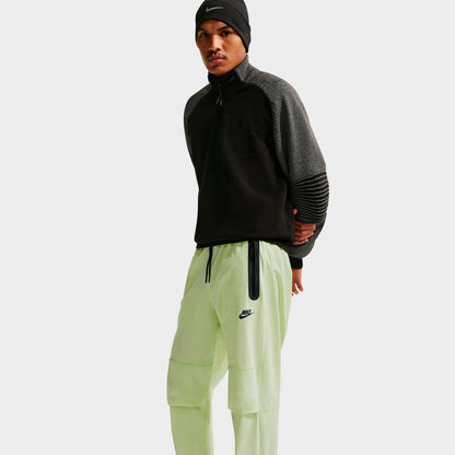Men's Nike Tech Woven Pants - Light Liquid Lime/Black