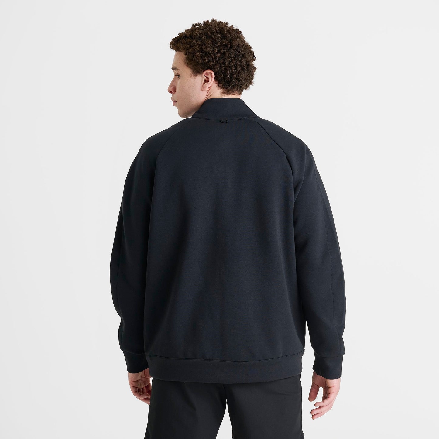 Men's Nike 24.7 ImpossiblySoft Dri-FIT Half-Zip Top - Black/Dark Smoke Grey