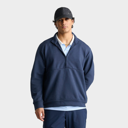 Men's Nike 24.7 ImpossiblySoft Dri-FIT Half-Zip Top - Obsidian/Dark Obsidian