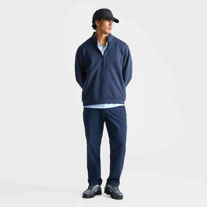 Men's Nike 24.7 ImpossiblySoft Dri-FIT Half-Zip Top - Obsidian/Dark Obsidian