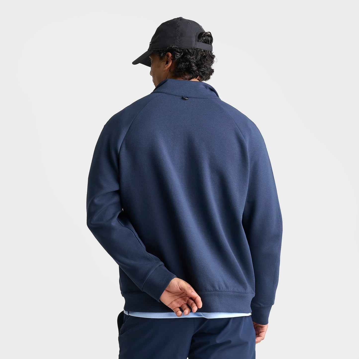 Men's Nike 24.7 ImpossiblySoft Dri-FIT Half-Zip Top - Obsidian/Dark Obsidian