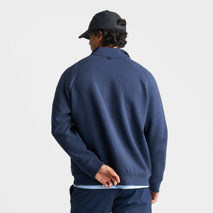 Men's Nike 24.7 ImpossiblySoft Dri-FIT Half-Zip Top - Obsidian/Dark Obsidian