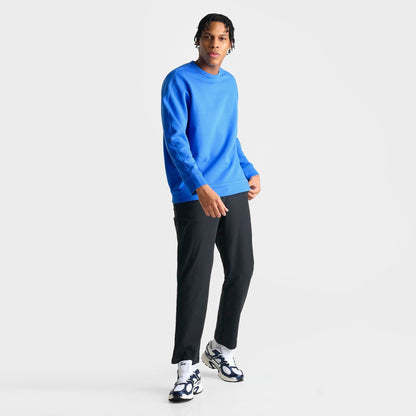 Men's Nike 24.7 ImpossiblySoft Dri-FIT Crewneck Sweatshirt - Light Photo Blue/Black/Blue Spark