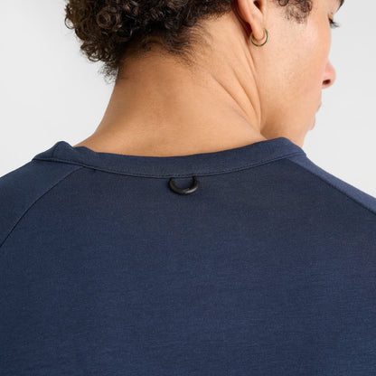 Men's Nike 24.7 ImpossiblySoft Dri-FIT Crewneck Sweatshirt - Obsidian/Dark Obsidian