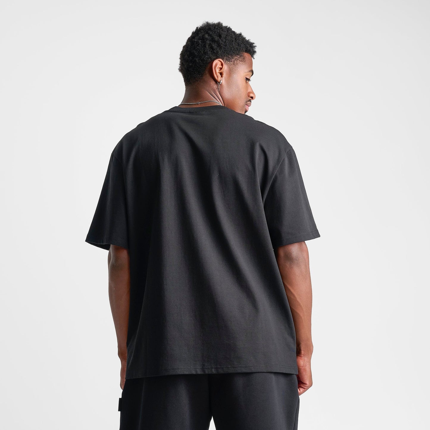 Men's Hoodrich Merit V2 Oversized T-Shirt - Black/Palace Blue