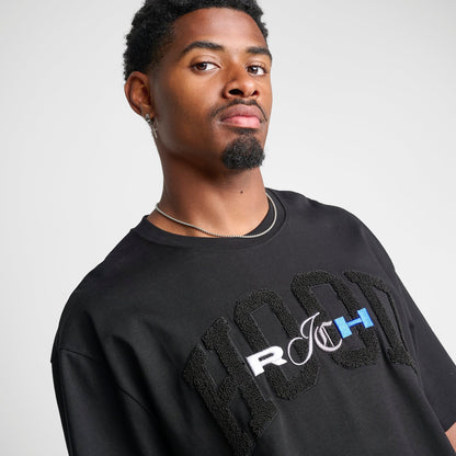 Men's Hoodrich Merit V2 Oversized T-Shirt - Black/Palace Blue