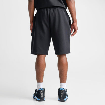 Men's Hoodrich Merit Oversized Fleece Shorts - Black/Palace Blue