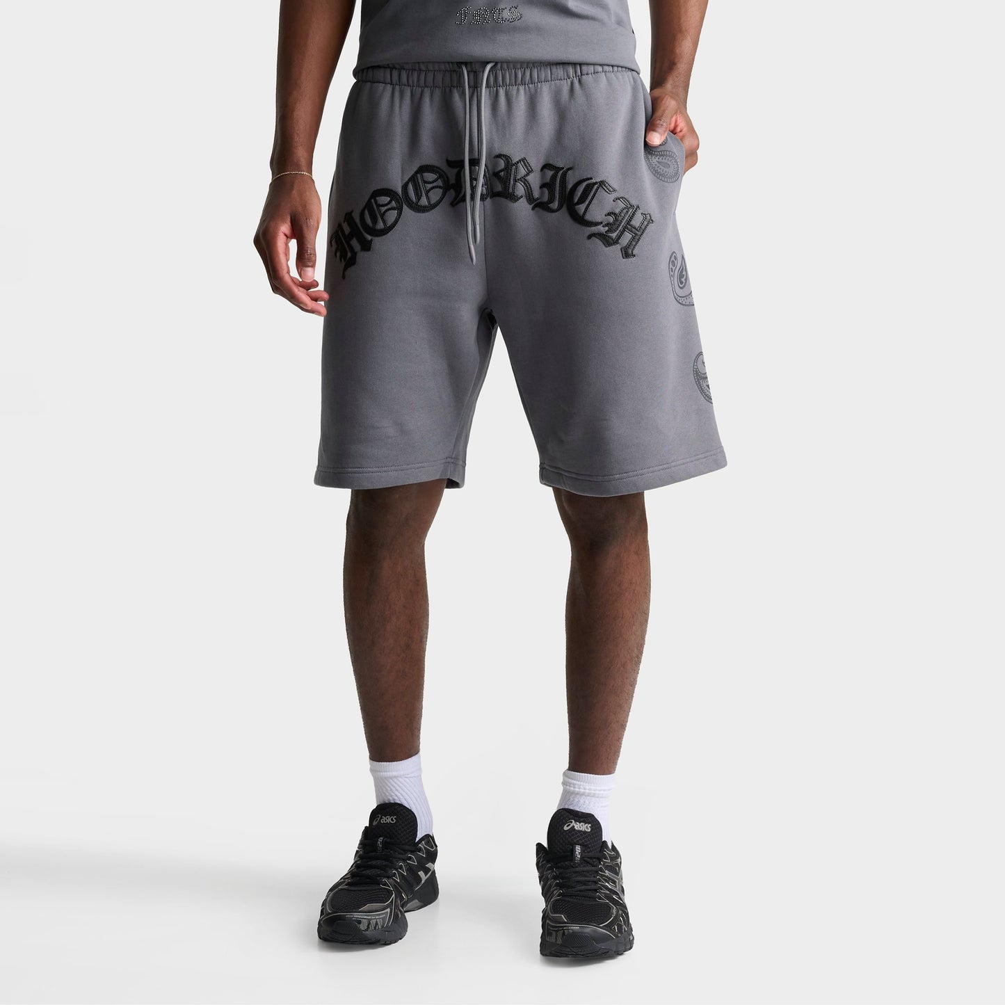Men's Hoodrich Inkline Fleece Shorts - Lava Smoke