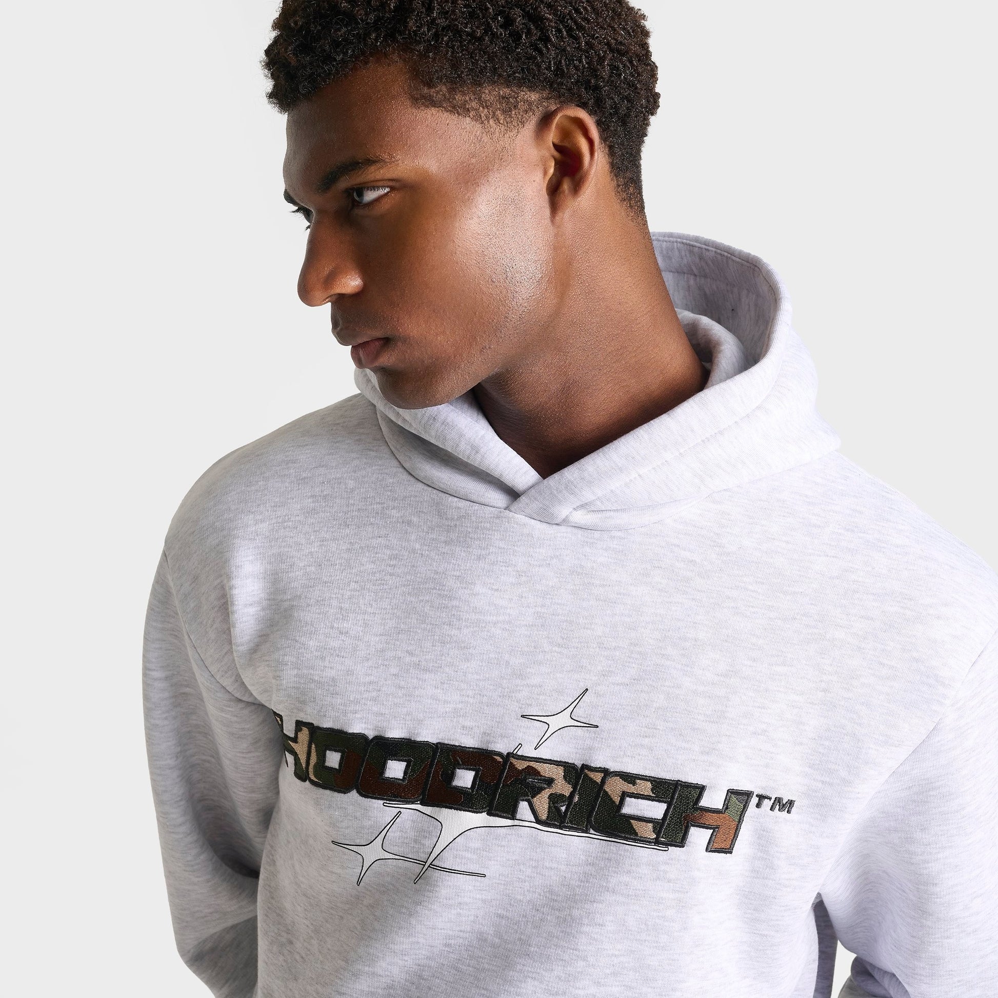 Men's Hoodrich Ryder Fleece Pullover Hoodie - Grey Heather