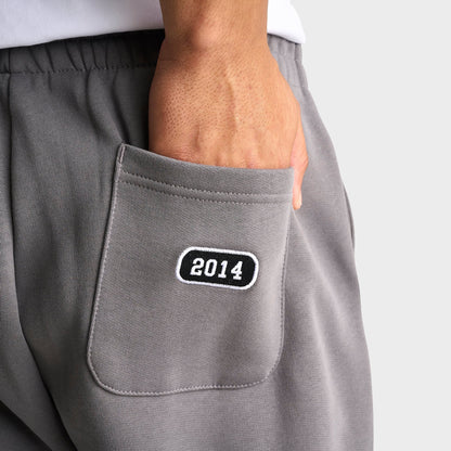 Men's Hoodrich Stade Oversized Fleece Jogger Pants - Grey/Black