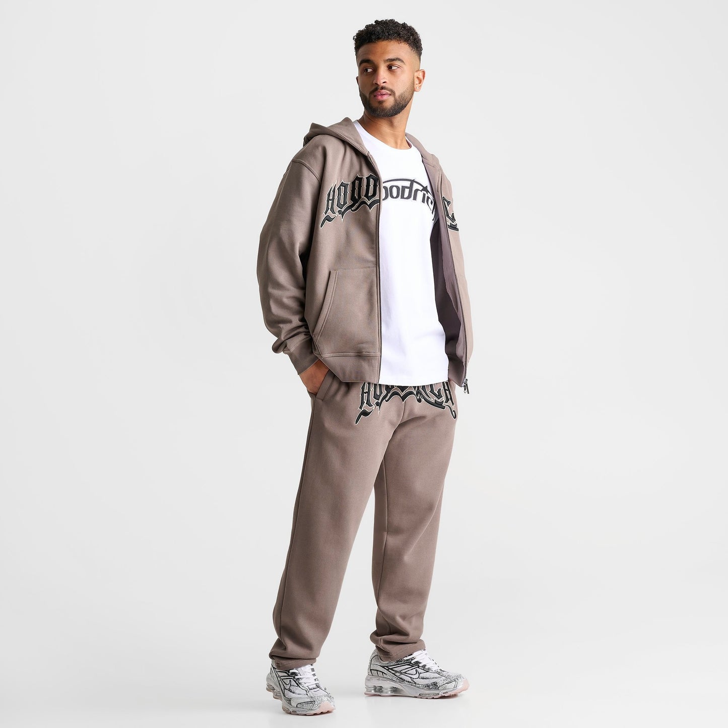 Men's Hoodrich OG Ritual Open-Hem Jogger Pants - Driftwood/Black