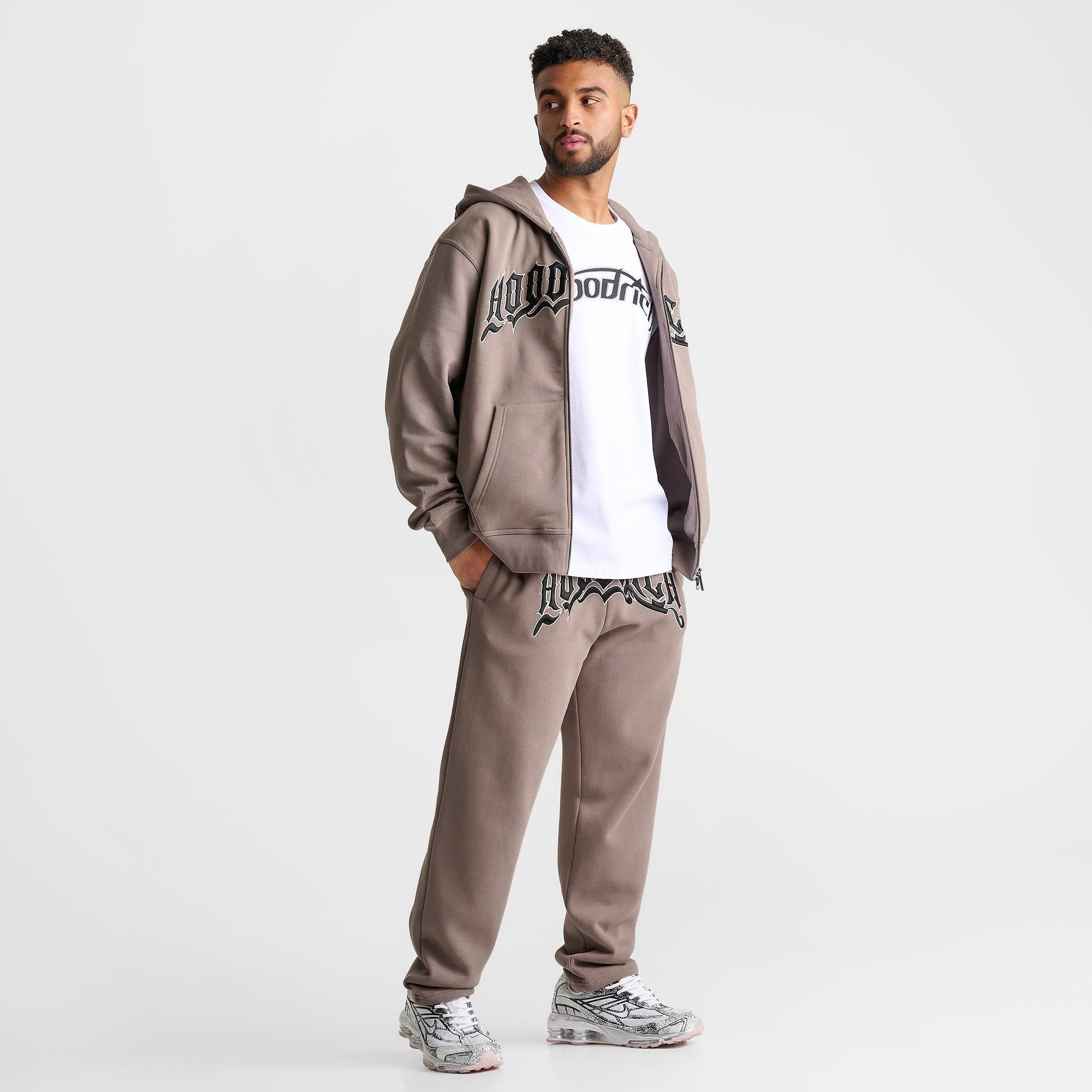 Men's Hoodrich OG Ritual Open-Hem Jogger Pants - Driftwood/Black