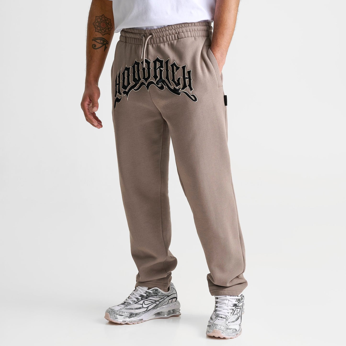 Men's Hoodrich OG Ritual Open-Hem Jogger Pants - Driftwood/Black