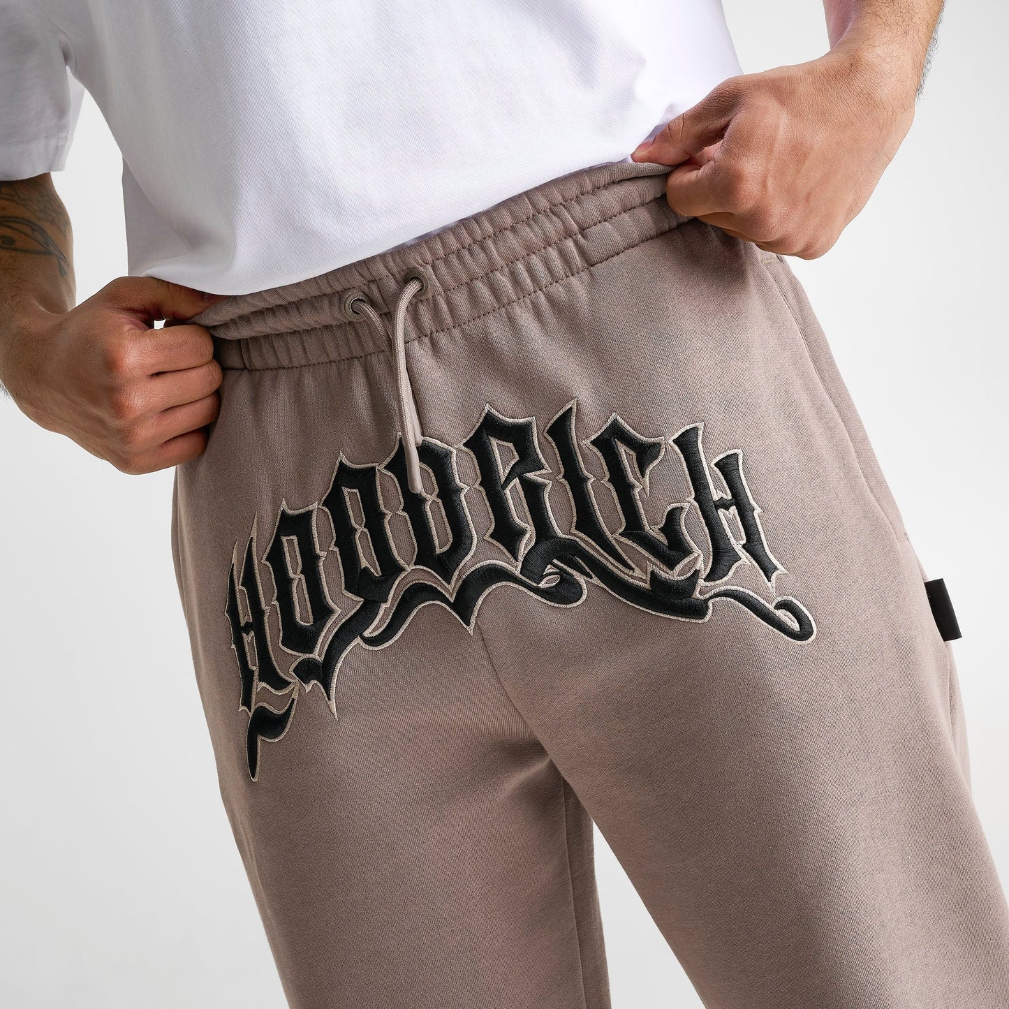 Men's Hoodrich OG Ritual Open-Hem Jogger Pants - Driftwood/Black