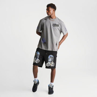 Men's Hoodrich Stade Doodles Graphic T-Shirt - Lava Smoke