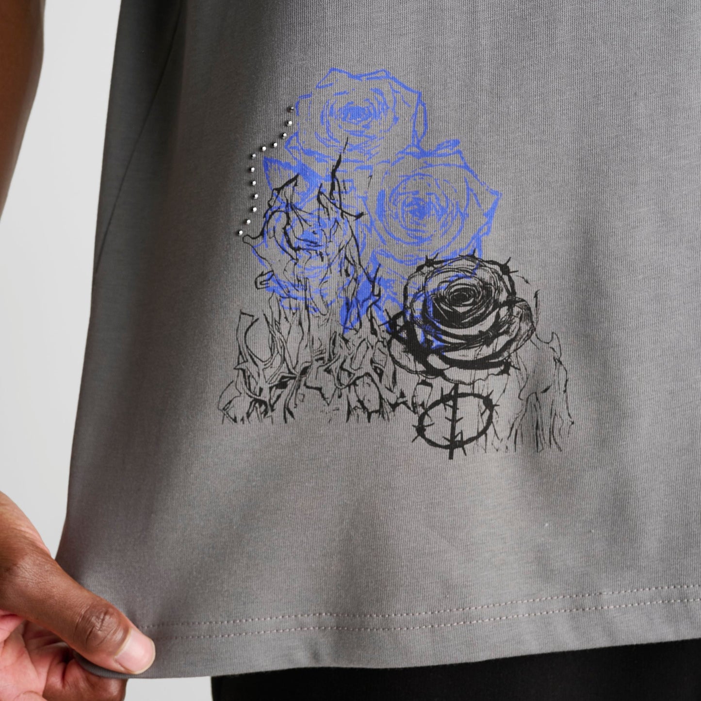 Men's Hoodrich Stade Doodles Graphic T-Shirt - Lava Smoke