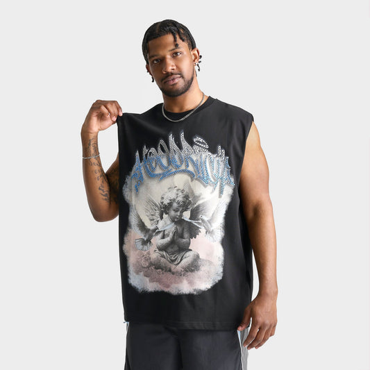 Men's Hoodrich Cherub Sleeveless T-Shirt - Black