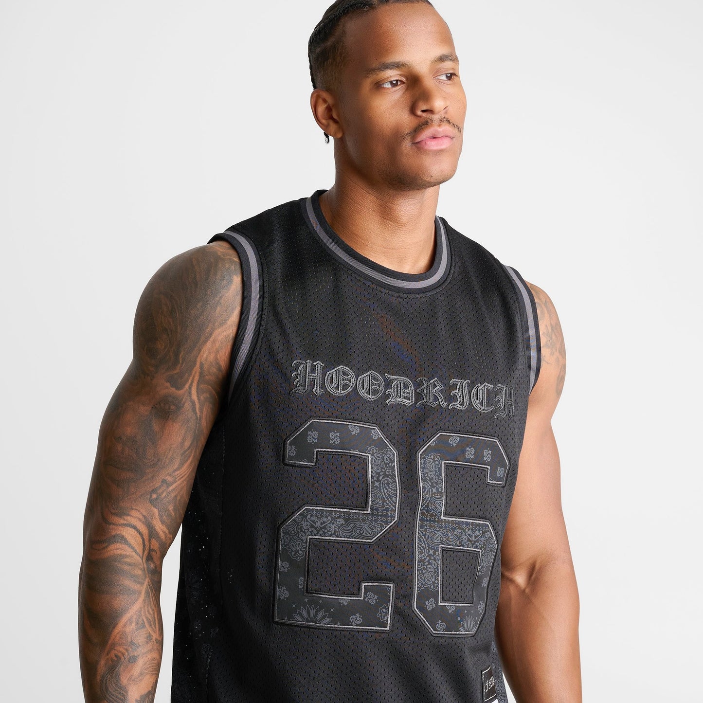Men's Hoodrich Inkline Mesh Jersey - Black/Asphalt