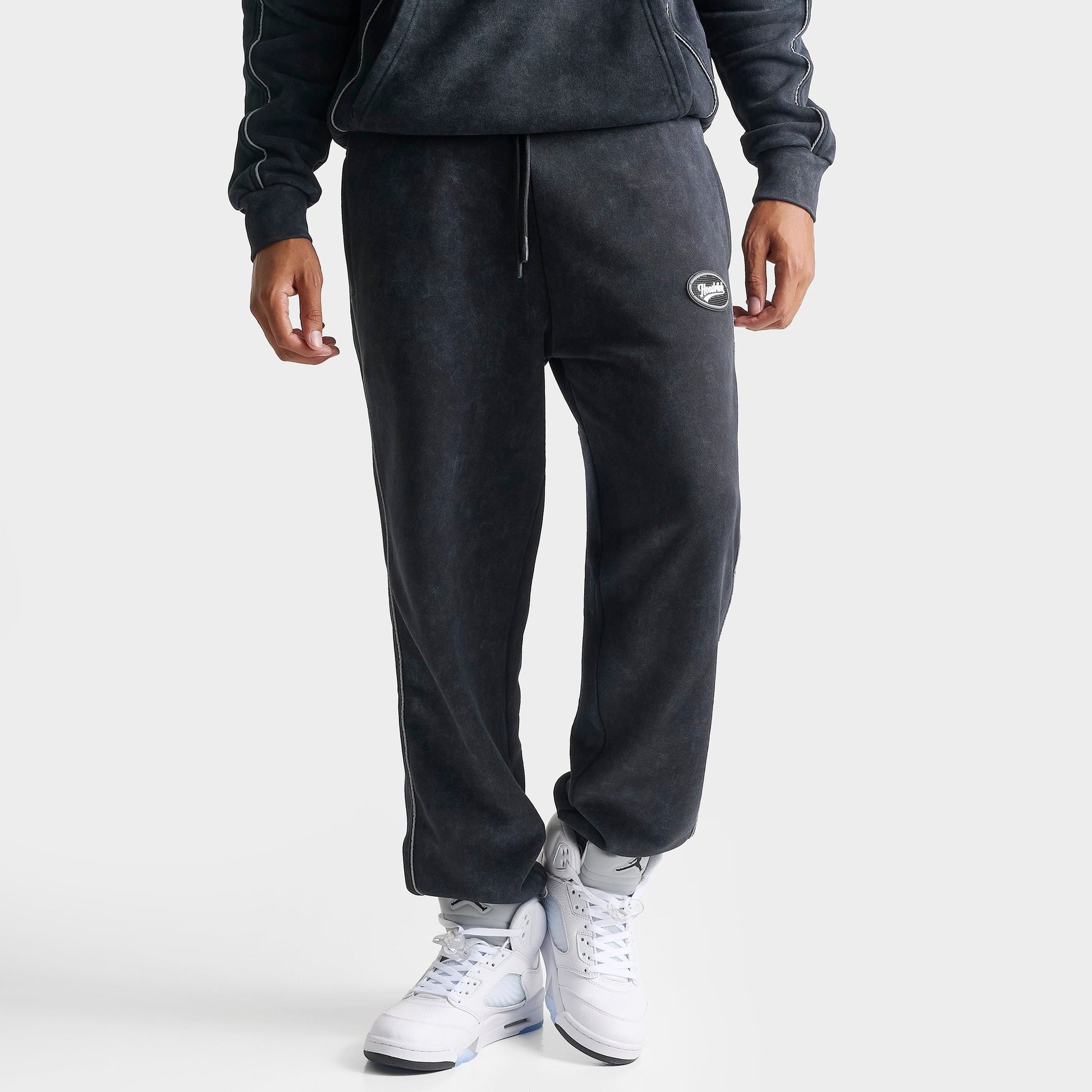 Men's Hoodrich Stade Cypher Fleece Jogger Pants - Black Wash