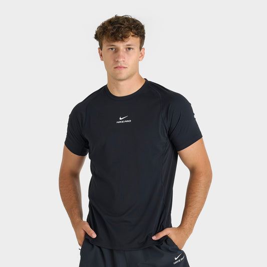 Men's Nike Pro Dri-FIT Training Top - Black/White