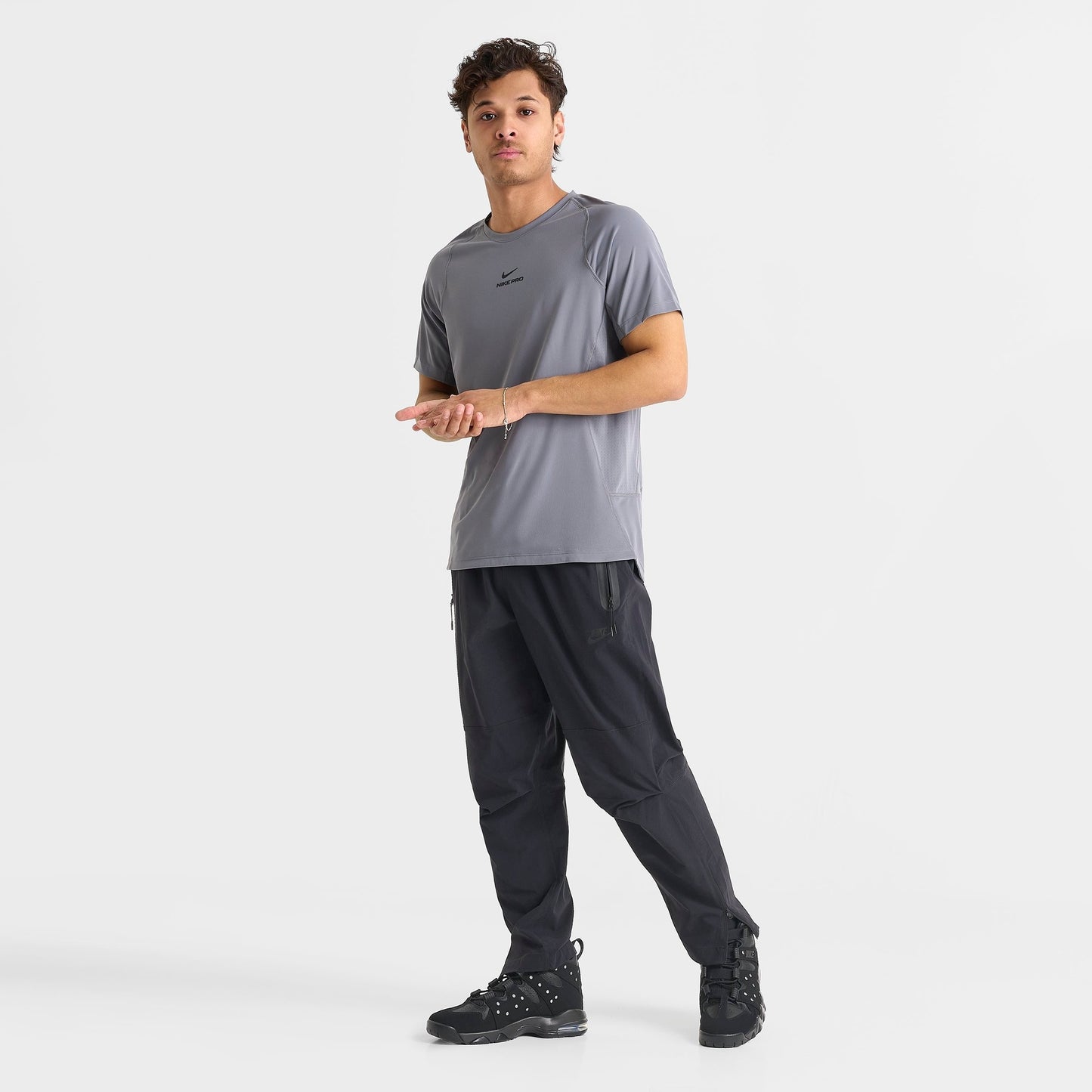 Men's Nike Pro Dri-FIT Training Top - Smoke Grey/Black