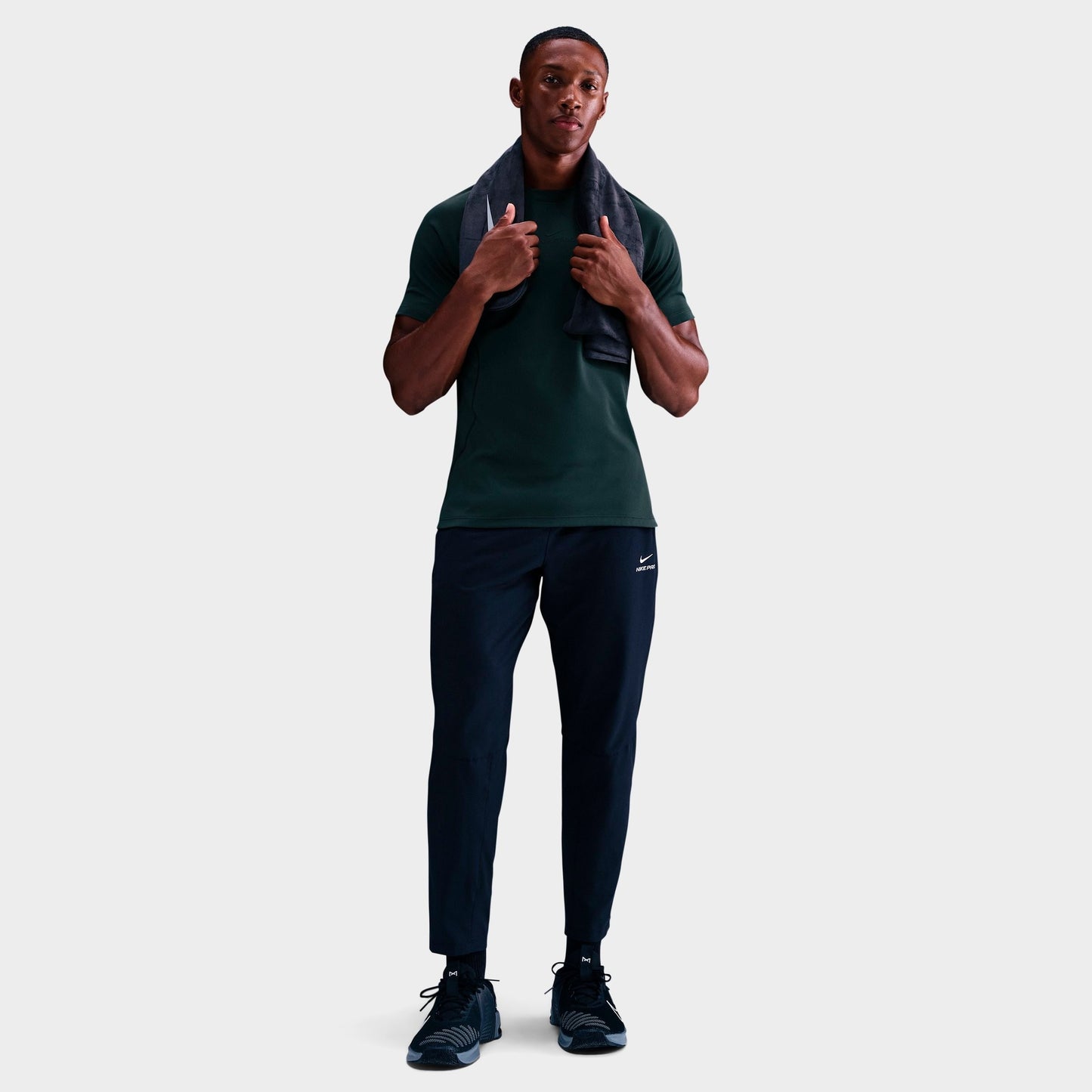 Men's Nike Pro Dri-FIT Training Top - Seaweed/Black