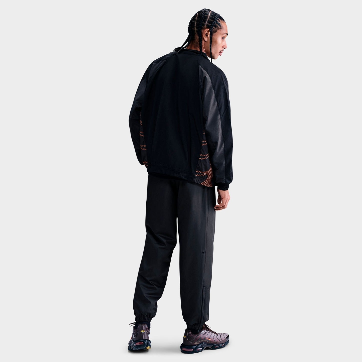 Men's Nike Windrunner Lined Pants - Black/White