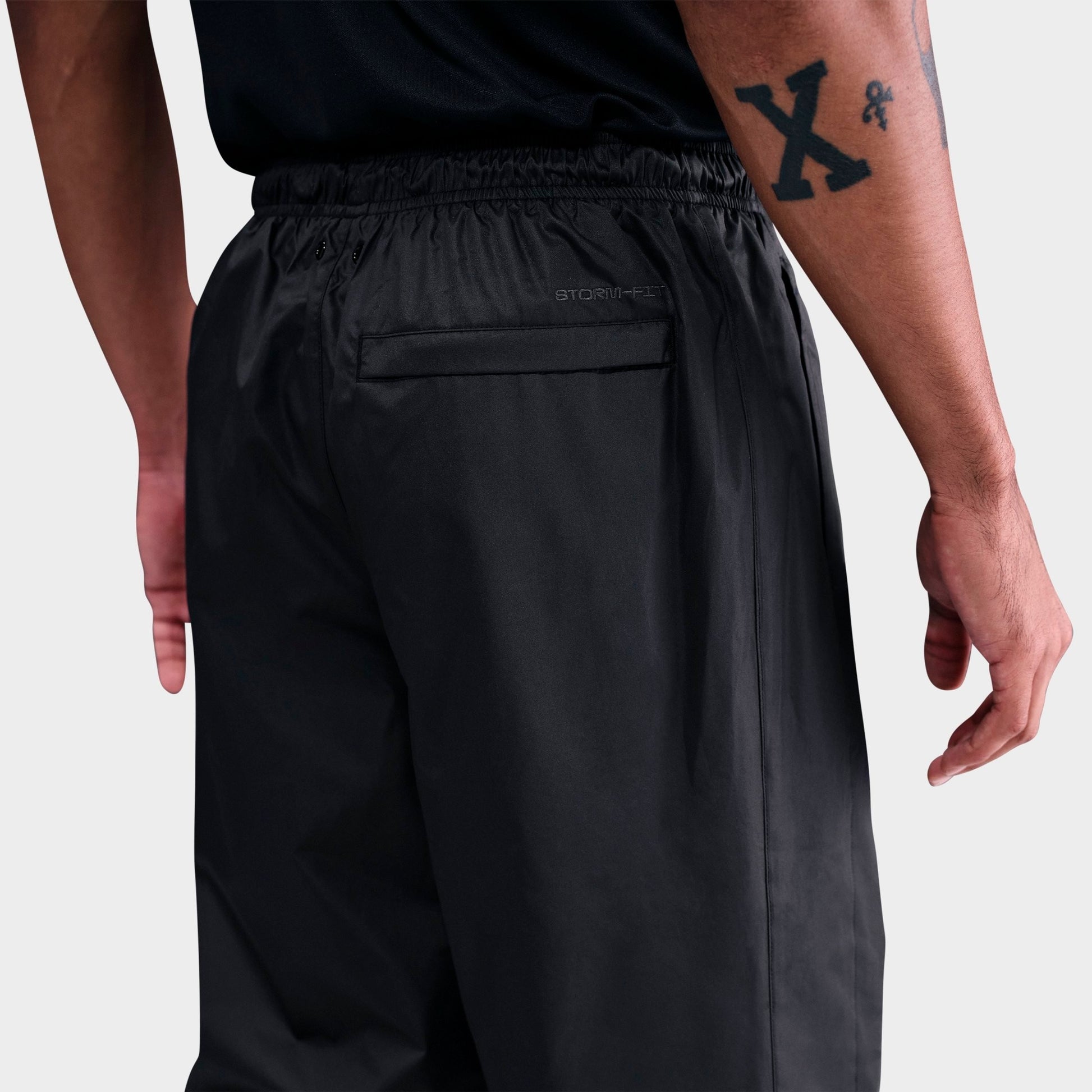 Men's Nike Windrunner Lined Pants - Black/White
