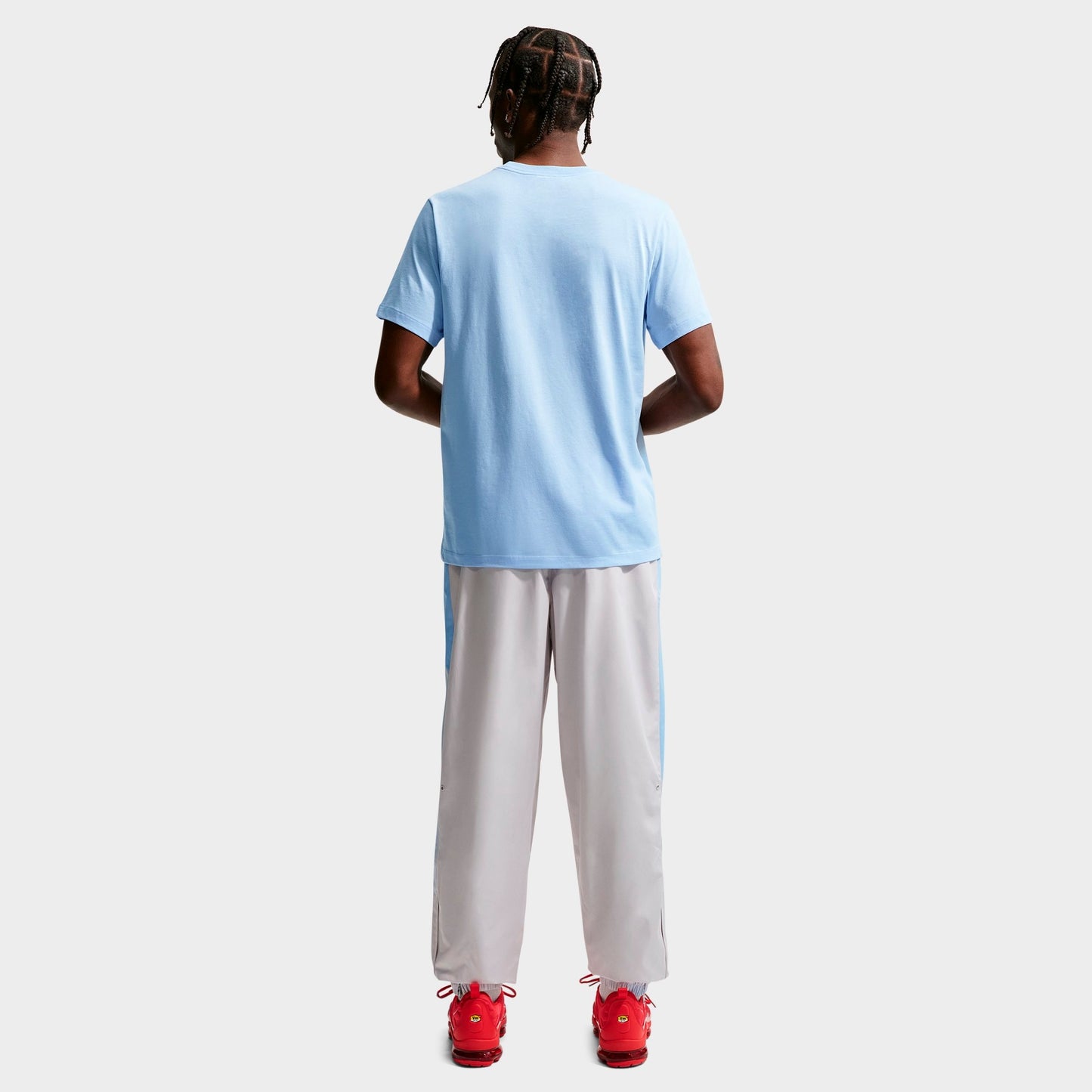 Men's Nike Windrunner Lined Pants - Vast Grey/Hydrogen Blue/Hydrogen Blue