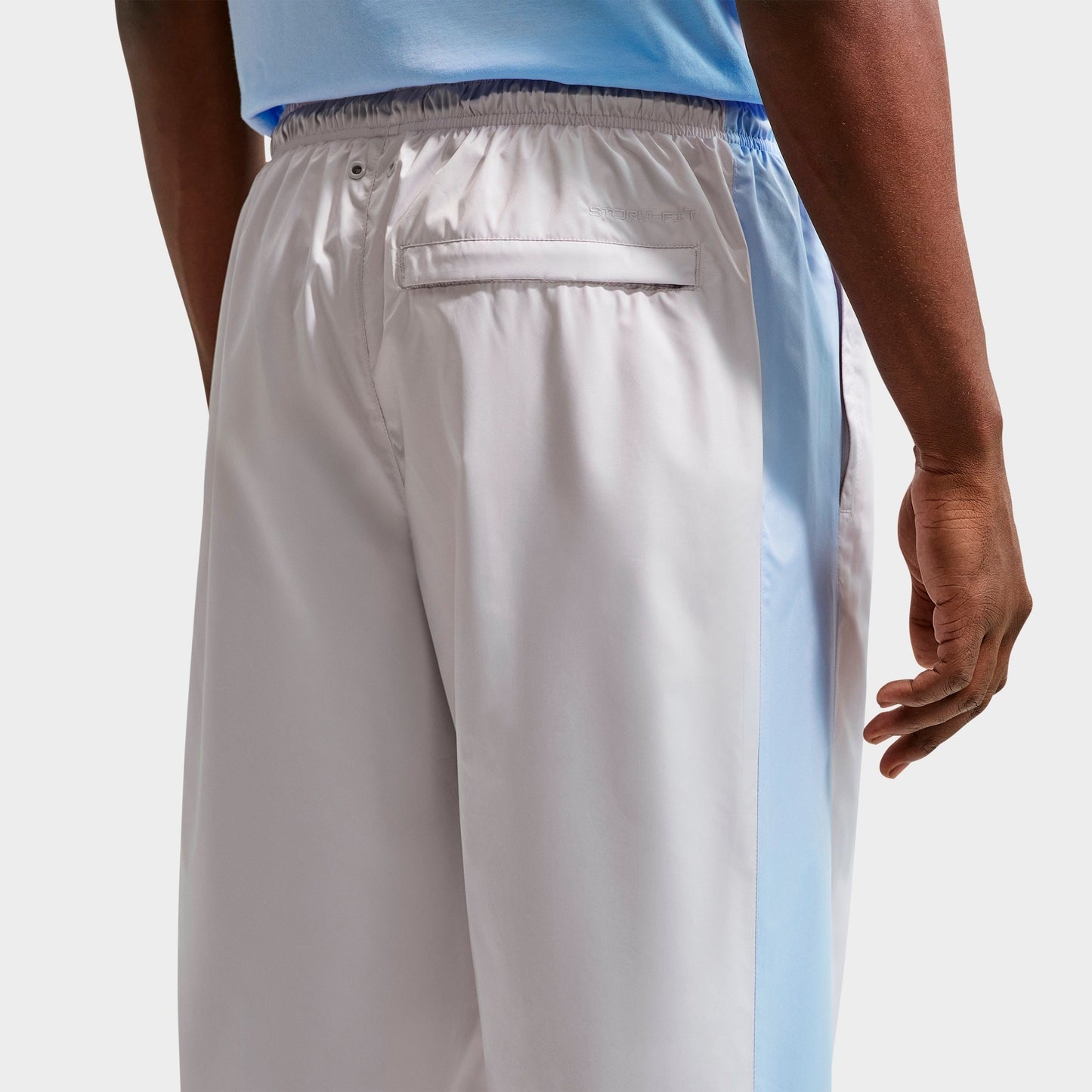 Men's Nike Windrunner Lined Pants - Vast Grey/Hydrogen Blue/Hydrogen Blue