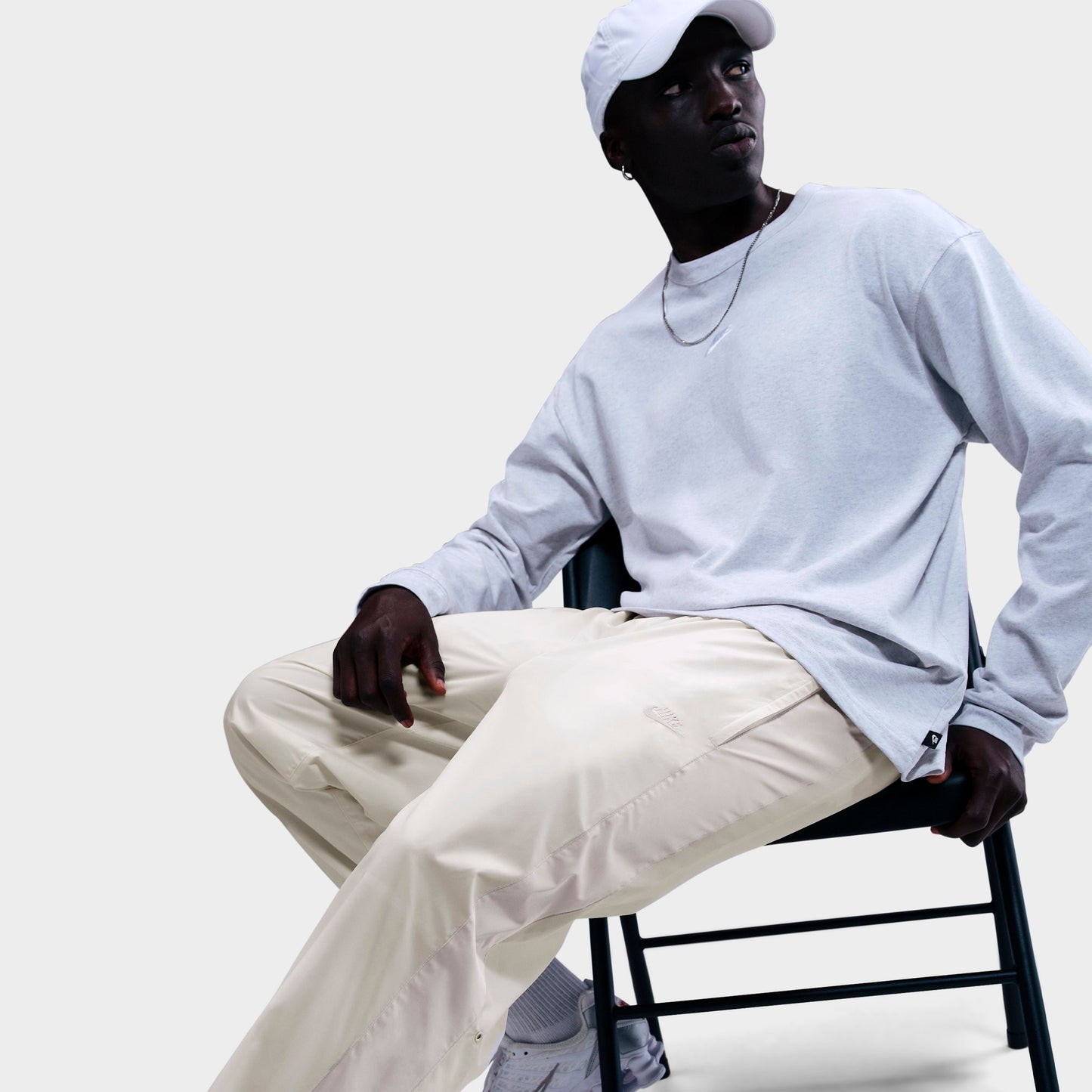 Men's Nike Windrunner Lined Pants - Sail/Light Iron Ore/Light Iron Ore