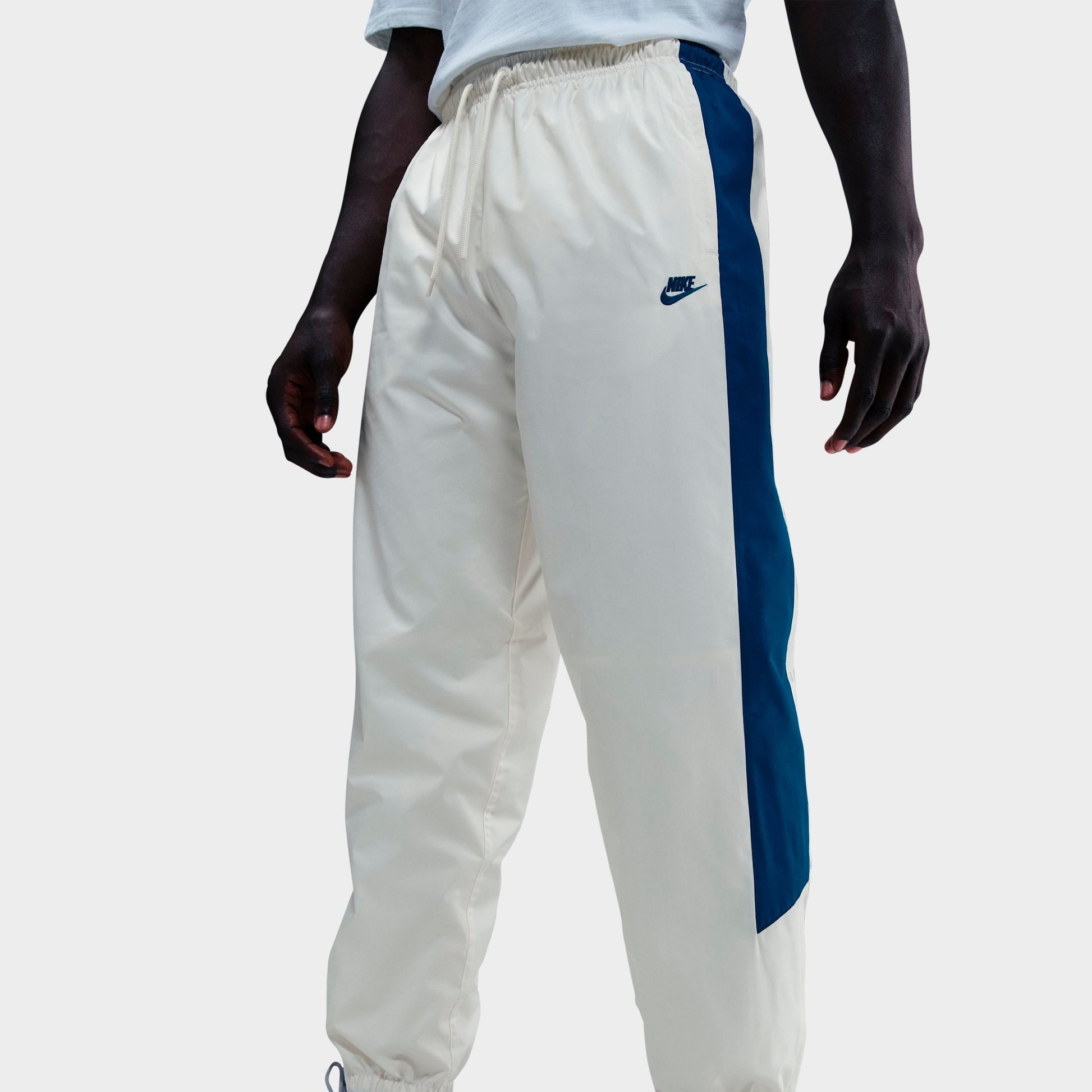 Men's Nike Windrunner Lined Pants - Sail/Court Blue/Court Blue
