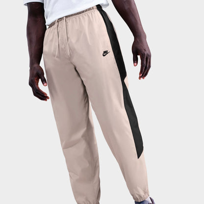Men's Nike Windrunner Lined Pants - Cream II/Black/Black