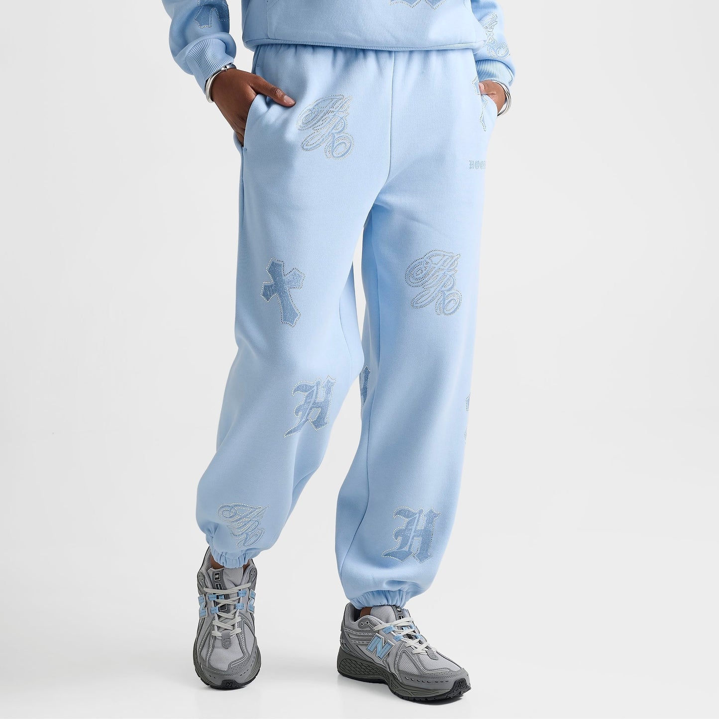 Women's Hoodrich Scarlet Oversized Jogger Pants - Clear Sky