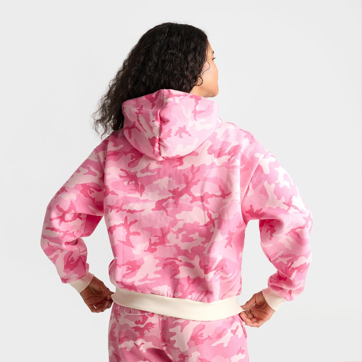 Women's Hoodrich Script Logo Camo Full-Zip Hoodie - Pink Camo