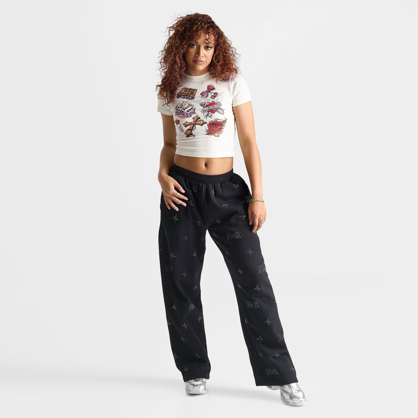 Women's Hoodrich Axel Fitted T-Shirt - White Alyssum
