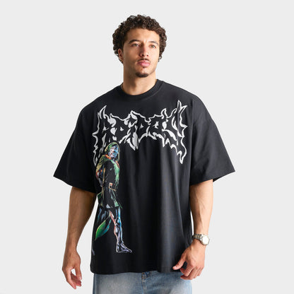 Men's adidas x Marvel Doom Graphic T-Shirt - Black