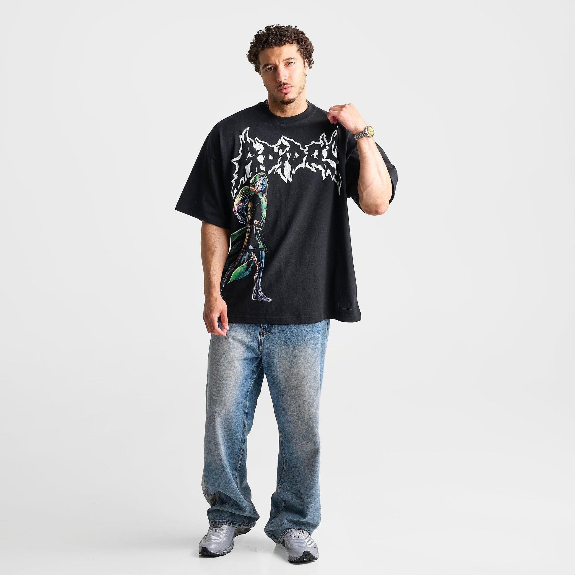 Men's adidas x Marvel Doom Graphic T-Shirt - Black