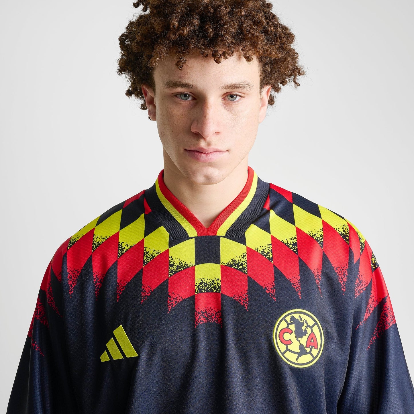 Men's adidas Club America Stadium Soccer Jersey - Legend Purple/Legend Ink