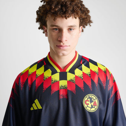 Men's adidas Club America Stadium Soccer Jersey - Legend Purple/Legend Ink