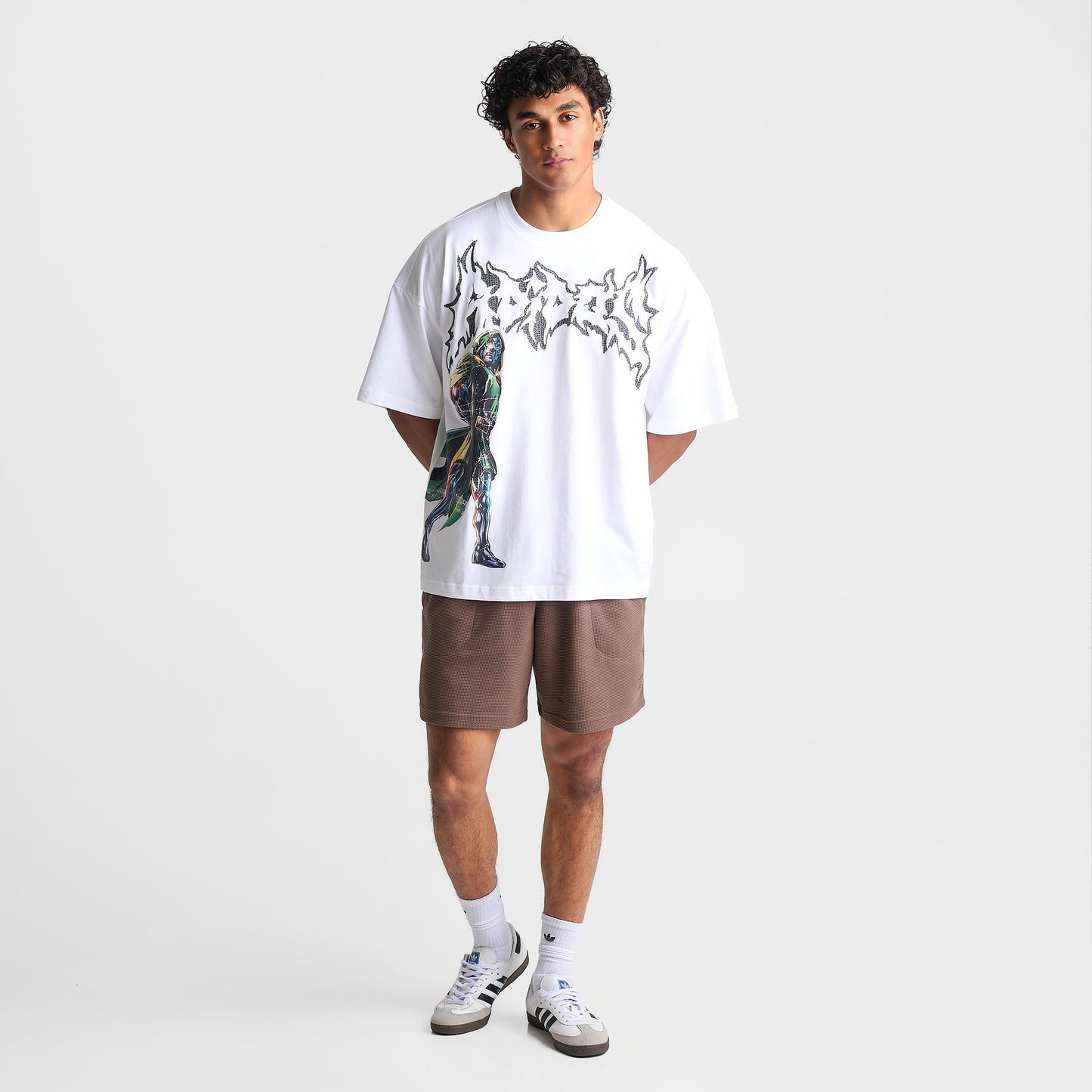 Men's adidas x Marvel Doom Graphic T-Shirt - White