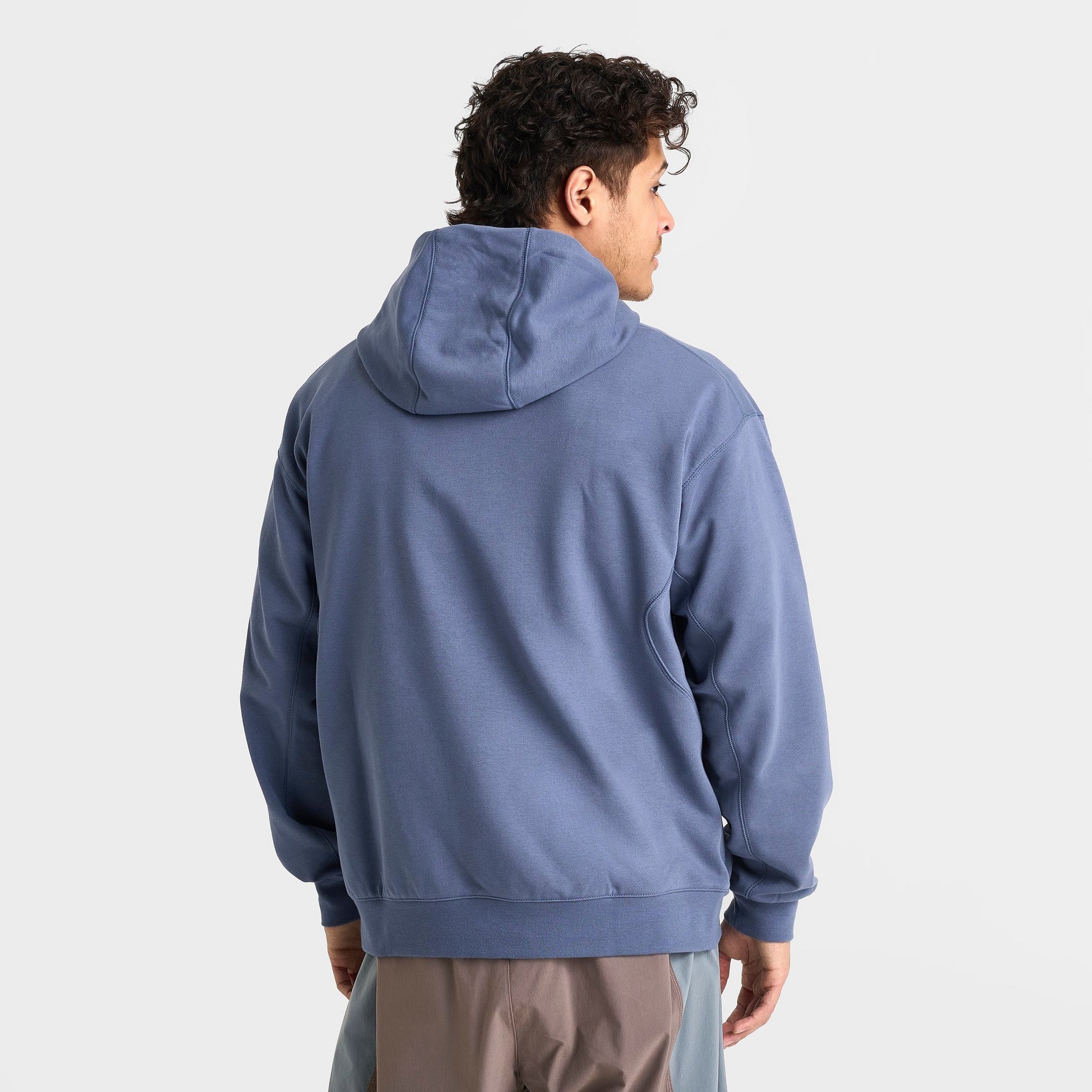 Men's Nike Pro Dri-FIT Mid Layer Training Hoodie - Diffused Blue/Black