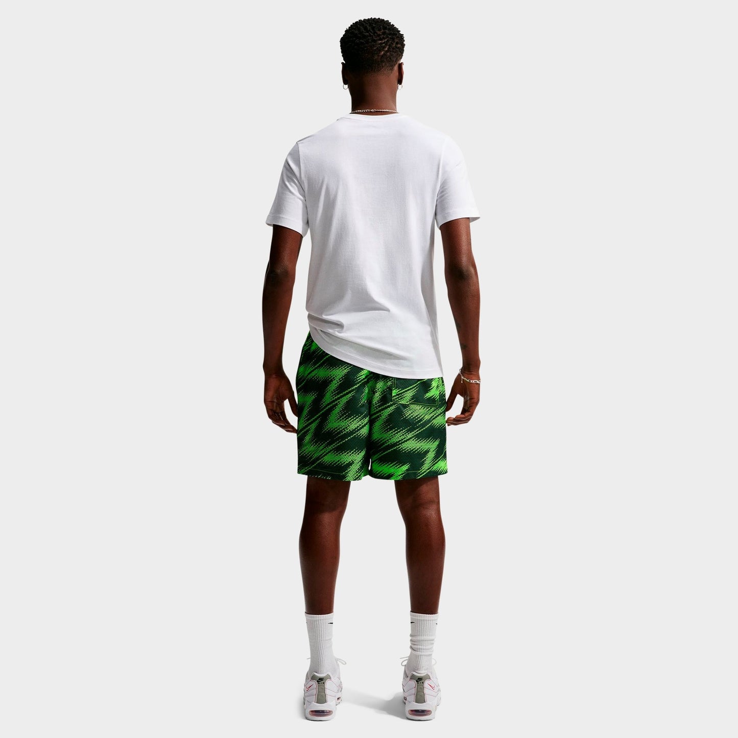Men's Nike Club Nigeria Soccer Flow Shorts - Electric Green/Pro Green/Electric Green