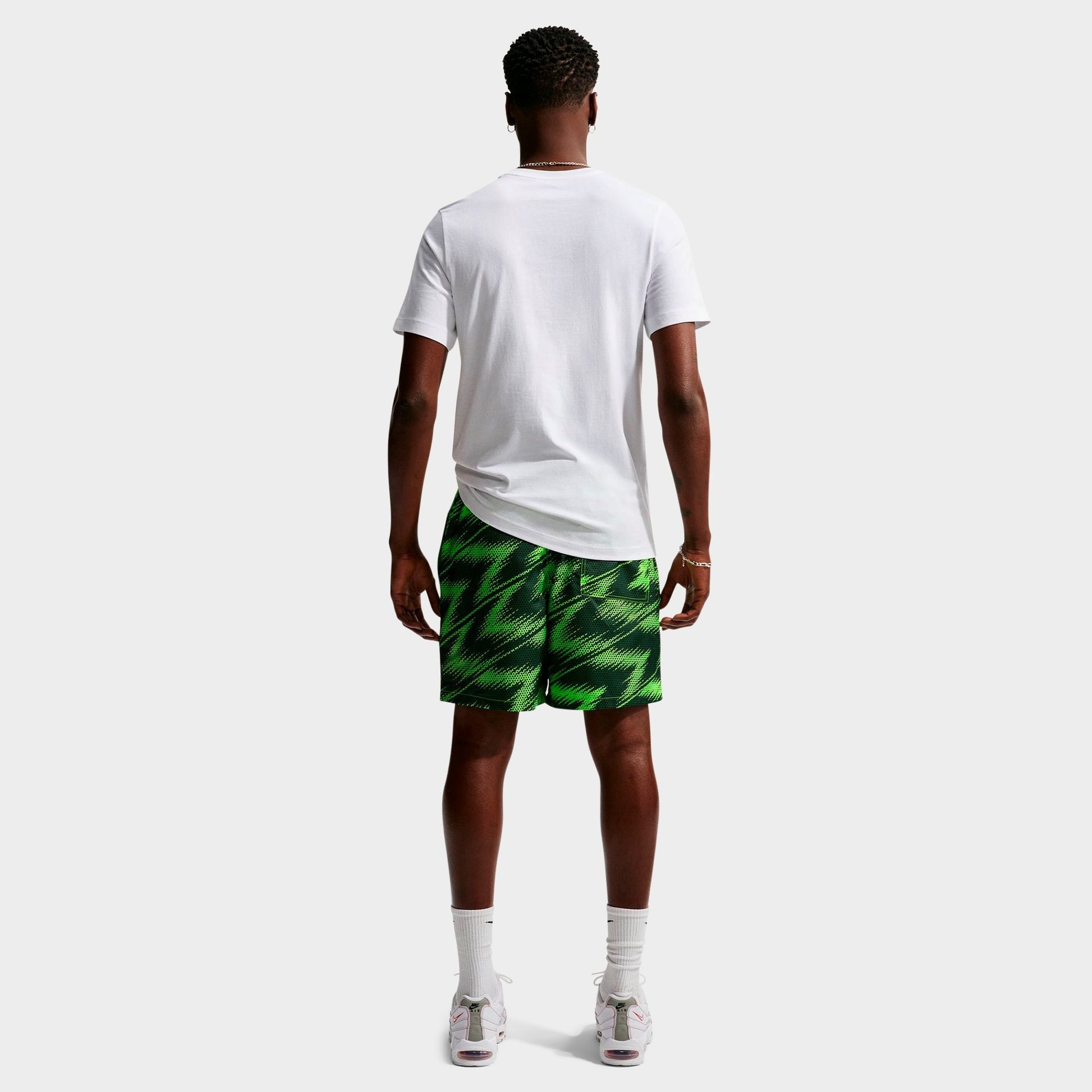 Men's Nike Club Nigeria Soccer Flow Shorts - Electric Green/Pro Green/Electric Green
