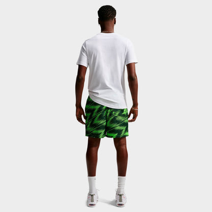 Men's Nike Club Nigeria Soccer Flow Shorts - Electric Green/Pro Green/Electric Green