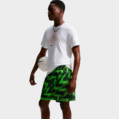 Men's Nike Club Nigeria Soccer Flow Shorts - Electric Green/Pro Green/Electric Green